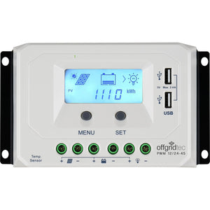 Offgridtec PWM Pro Laderegler 12V/24V 45A USB